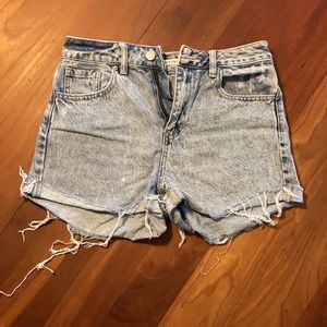Pacsun High Waisted Denim Shorts